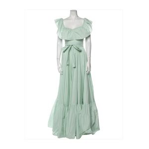 Selkie Romance Novel Dress in Milk Jade